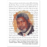 Lyrics Song -- poster/ 20''x 28'' -- AMBERINE AND LULA MAE BROWN