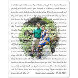 Lyrics Song -- Poster/ 8''x10'' -- Shawn and Amanda