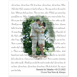 Lyrics Song -- Poster/ 8''x10'' -- Demetri & Tabatha