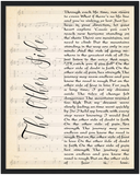 The Other Side (Anne Murray) -- Black framed 16"x20" -- Gelato