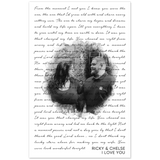 Lyrics -- Ricky & Chelse I Love You  -- 11x17 -- Gelato