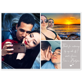 Photo Collages Prints -- Unframed 5''x 7'' -- I love u Babylino