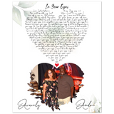 Lyrics Song -- Poster/ 8''x 10'' -- Andre & Aracely 8/22/2012