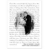 Music Lyrics Song -- Poster/ 5''x 7'' -- Paul & Yvonne