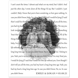 Lyrics -- Emily & Logan 05.08.21 -- 8x10 -- Gelato