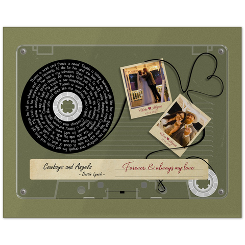 Cassette -- Chris & Alyssa 01.08.2022 -- 8x10 -- Gelato