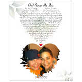 Music Lyrics Song -- Poster/ 8''x 10'' -- 09/25/2012