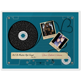 Cassettes-Tape Prints -- White framed 24"x 32" -- Lyric Dior Mercadel