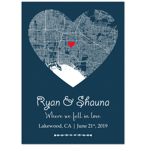 Ryan & Shauna -- Poster/ 5''x 7'' -- gelato