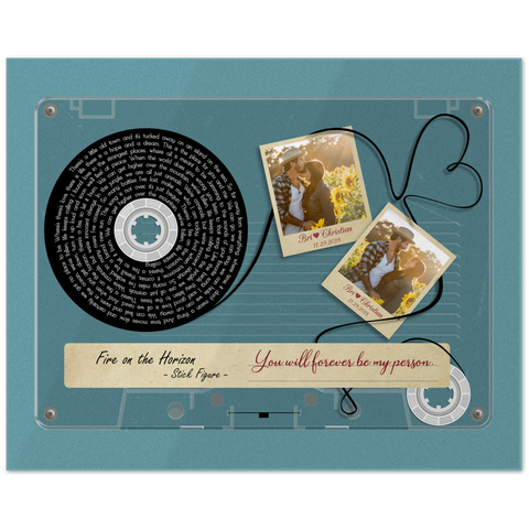 Cassette -- Bri and Christian 11/29/2018 -- 8x10 -- Gelato