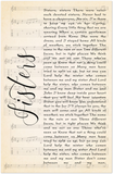 Music Song Lyrics -- 11''x17'' -- Sisters -- gelato