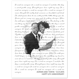 Lyrics -- Adrian and Tonya 12/31/2015 -- 5x7 -- Gelato