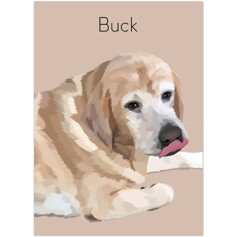 Gelato Matte 5x7 Poster - Buck Dog 2.6