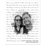 Lyrics Song -- Poster/ 8''x10'' -- Scott & Melanie 03.01.2022