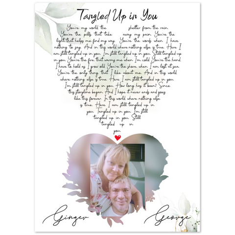 Gelato 5x7 Poster - George & Ginger - Tangled Up