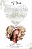 Music Lyrics Song -- Unframed  12''x18'' -- Leah Marie