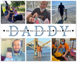 Dad poster -- We call him Dad. Ayla & Kade -- 8x10 -- Gelato