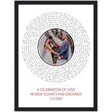 Gelato Black Framed 12x16 Poster - A Celebration of Love - Nevada county Fair Grounds