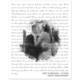 Music Lyrics Song -- Poster/ 8''x10'' -- Mike & Meagan