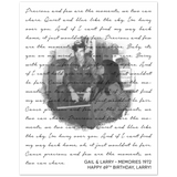 Lyrics Song -- Poster/ 8''x10'' -- Gail & Larry