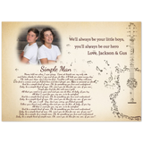 Daddy Family Prints -- poster/ 20''x28'' -- Jackson & Gus