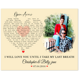 Lyrics -- Christopher & Betty-jane 07/04/2016 -- 8x10 -- Gelato