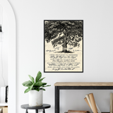 In My Life Lyrics -- Black framed poster/ 24"x 32" -- 1 -- gelato