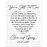 Lyrics -- Chris and Ginny 09/01/2001 -- 8x10 -- Gelato