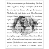 Lyrics -- Andrew and Andrea 4/22/17 -- 8x10 -- Gelato