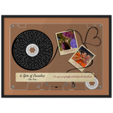 Cassette -- Mark & Melinda 04.14.22 -- Black framed 18x24 -- Gelato