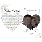 Gelato Matte Paper Poster - CHAD & KIM - 20x16 THINKING OUT LOUD