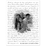Lyrics --  Iku and Sean, 25 years a family -- Poster 6x8 -- gelato