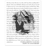 Lyrics -- Tyler & Kristin 04.09.2021 -- 8x10 -- Gelato