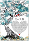 Lyrics -- Have It All (Jason Mraz) -- 28x40 -- Gelato