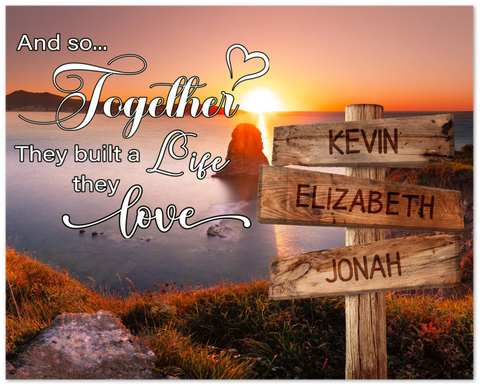 Sign -- Kevin Elizabeth Jonah -- Poster/ 16''x20'' -- Gelato