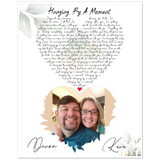 Lyrics -- Deron & Kara (Hanging by a Moment) -- 8x10 -- Gelato