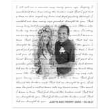 Lyrics -- Justin and Merry Sara 06/13/21 -- 8x10 -- Gelato