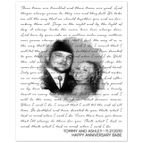 Lyrics Song -- Poster/ 8''x10'' -- Tommy and Ashley