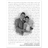 Music Lyrics Song -- poster/ 6''x 8'' -- jorge& sindy