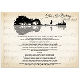Lyrrics --  This is Victory (customize) -- 20x28 -- Gelato
