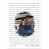 Lyrics -- Kevin & Ashley Mueller -- 28x40 -- Gelato