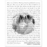 Lyrics Song -- Poster/ 8''x10'' --  Shea & Brooklyn