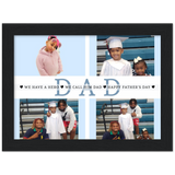 Family Prints -- Black Framed poster / 6”x8” -- we call him dad