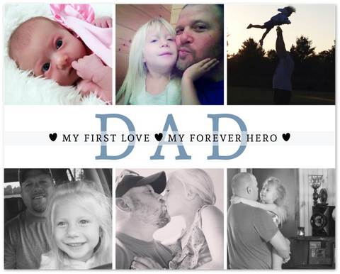 Daddy Family Prints -- Unframed 8''x10'' -- My First Love