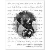 Lyrics Song -- Poster/ 8''x10'' -- Mason and Christy