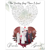Lyrics -- Gerard & Pamela 06.17.1984 -- 8x10 -- Gelato