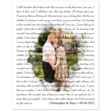 Lyrics -- Christopher and Stacy 09-04-2022 -- 8x10 -- Gelato