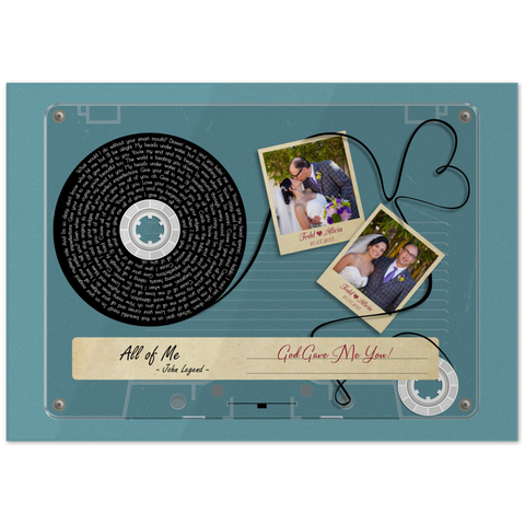 Cassette -- Todd & Alicia 10.07.2017 -- 28x40 -- Gelato