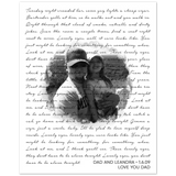 Lyrics -- Dad and LeAndra -- 8x10 -- Gelato