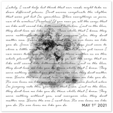 Music Lyrics Song --  Poster  12''x12'' -- May 1st 2021